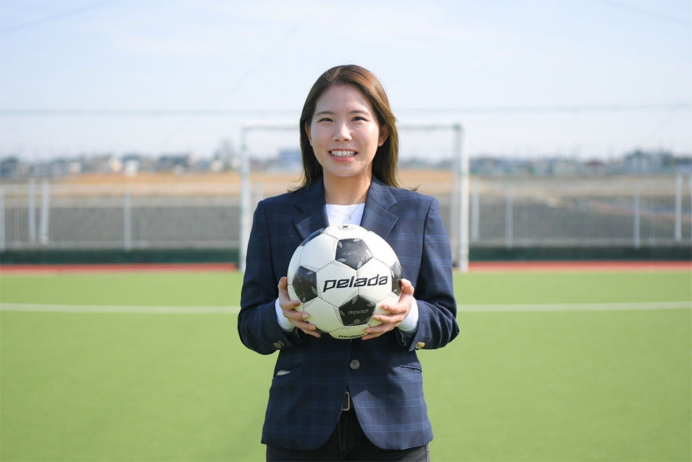 元サッカー選手の三木萌子さんの写真